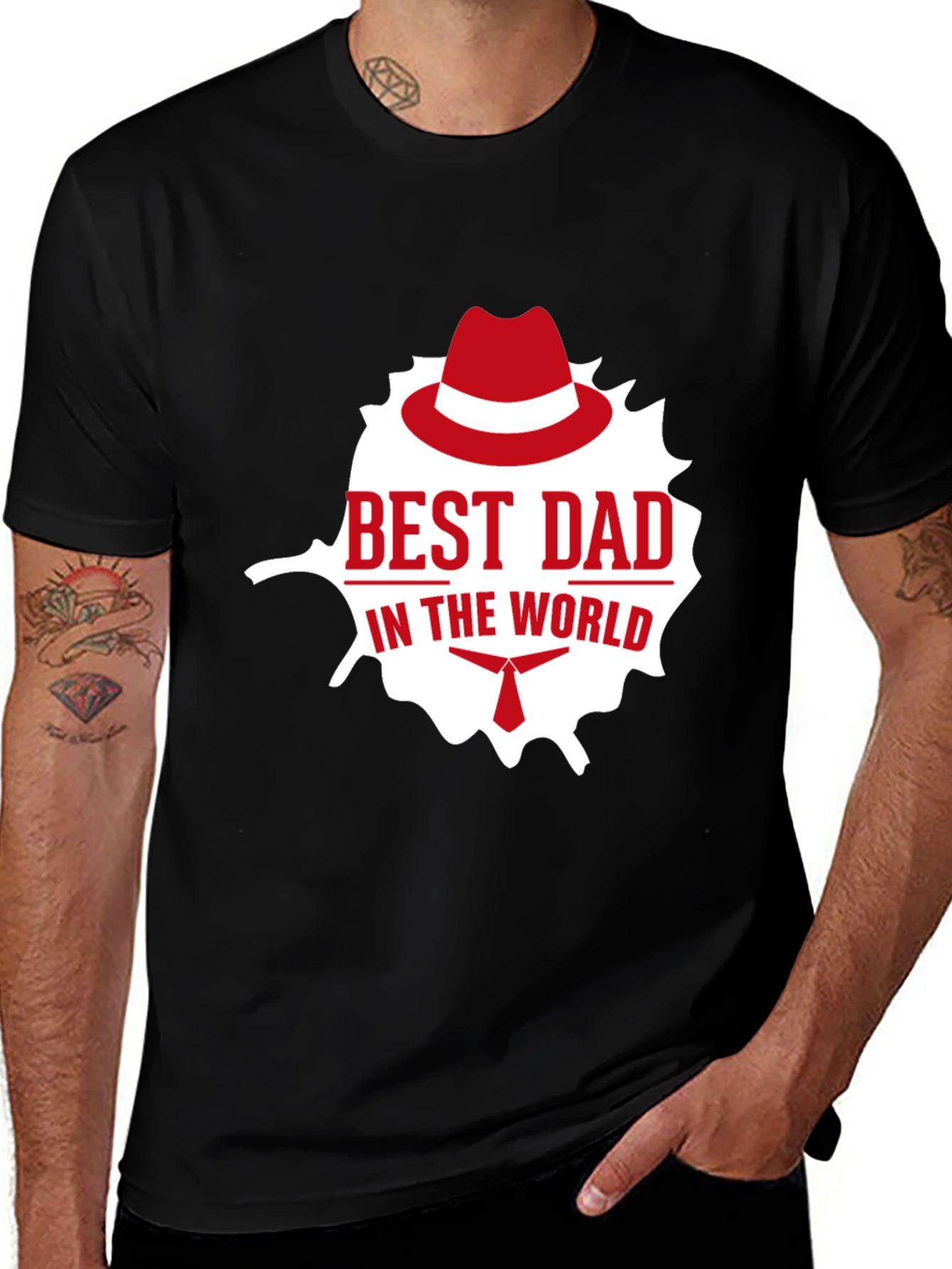 Best Dad in the World Graphic T-Shirt