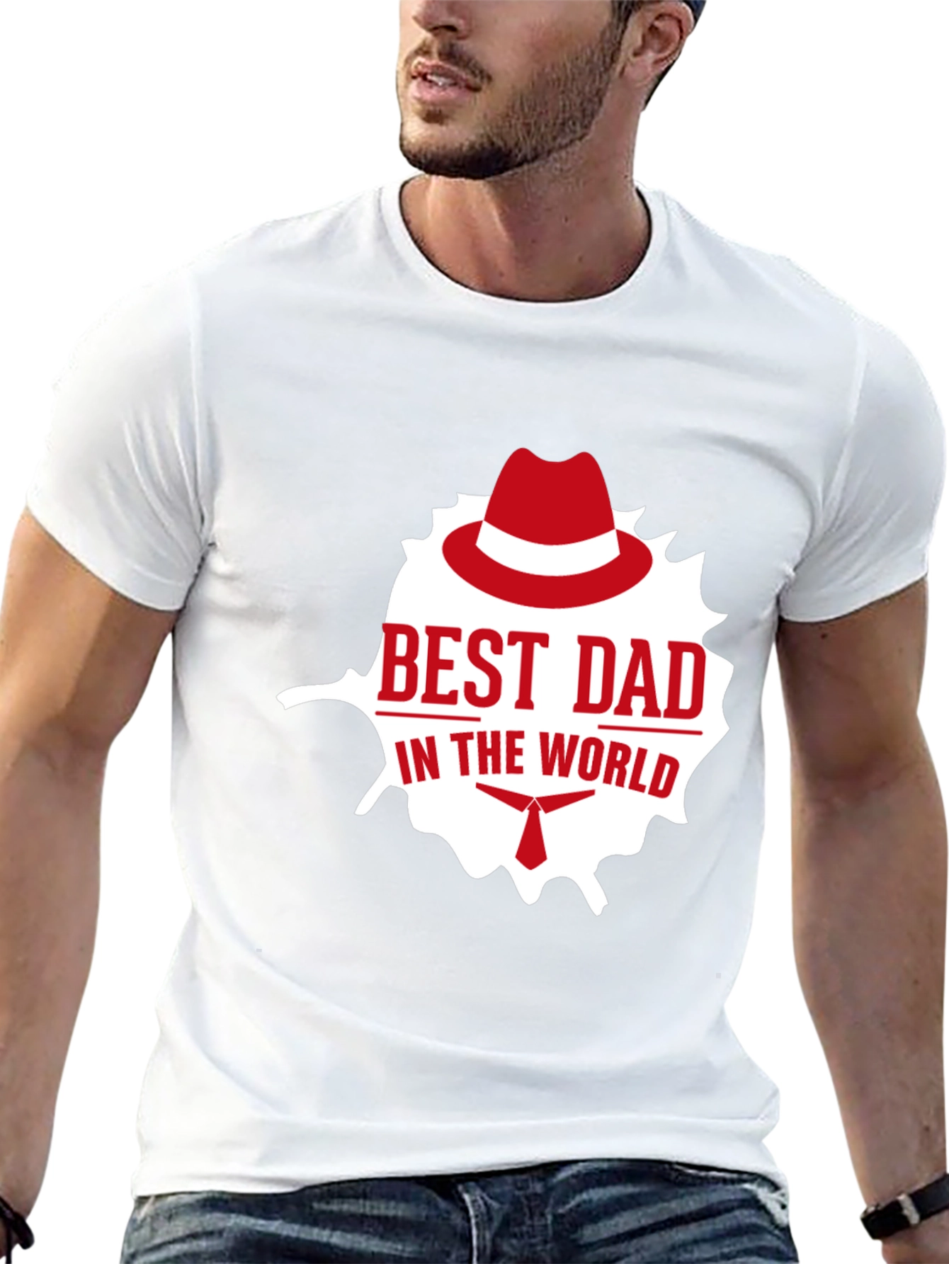 Best Dad in the World Graphic T-Shirt