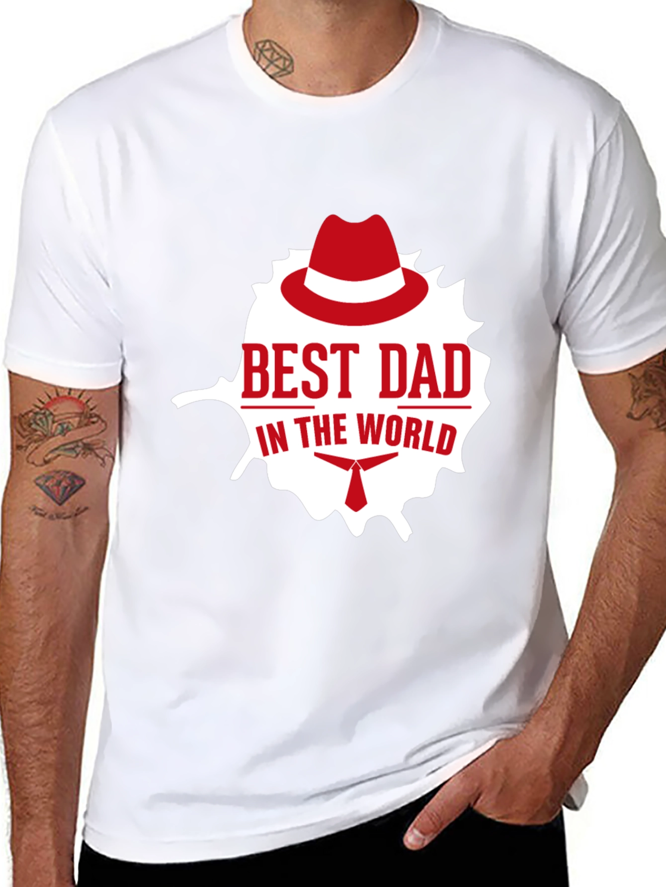 Best Dad in the World Graphic T-Shirt