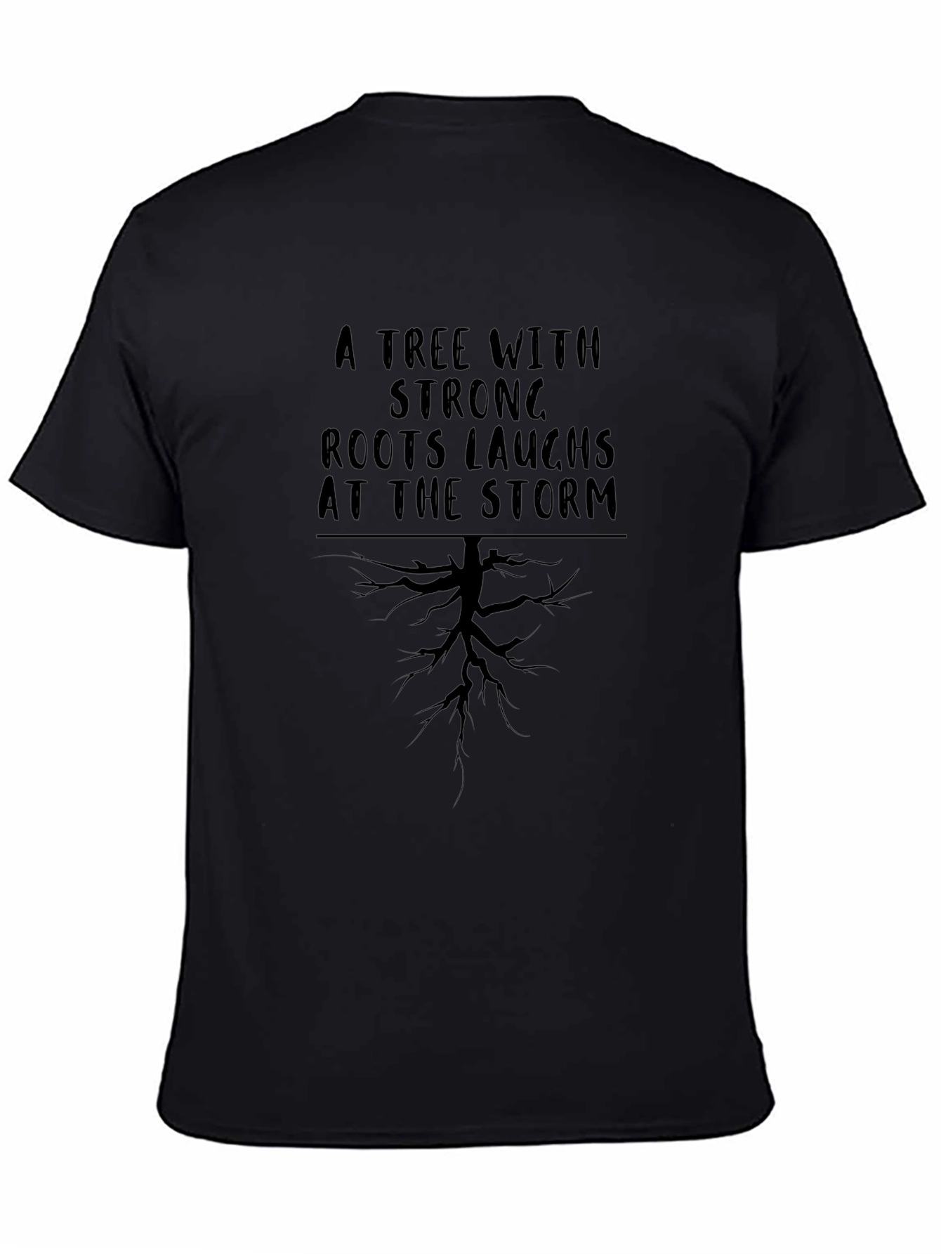 Strong Roots Tree Graphic T-Shirt