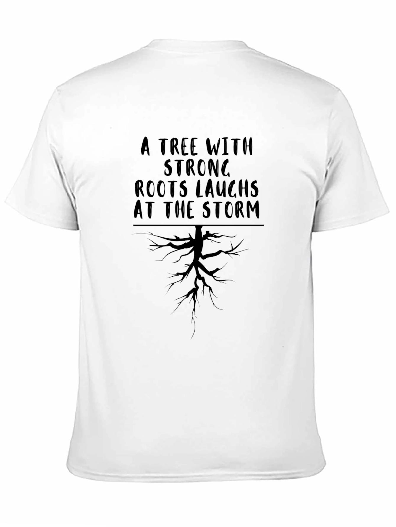 Strong Roots Tree Graphic T-Shirt