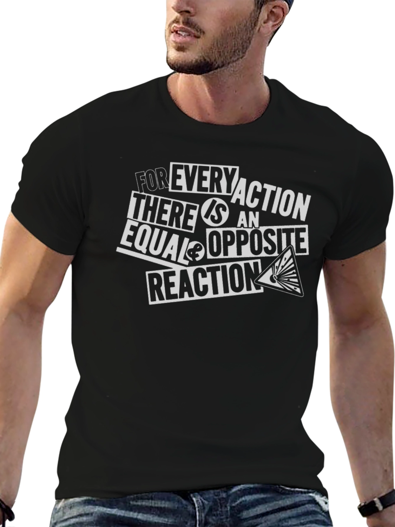 Newtons Law T-Shirt - Equal and Opposite Reaction