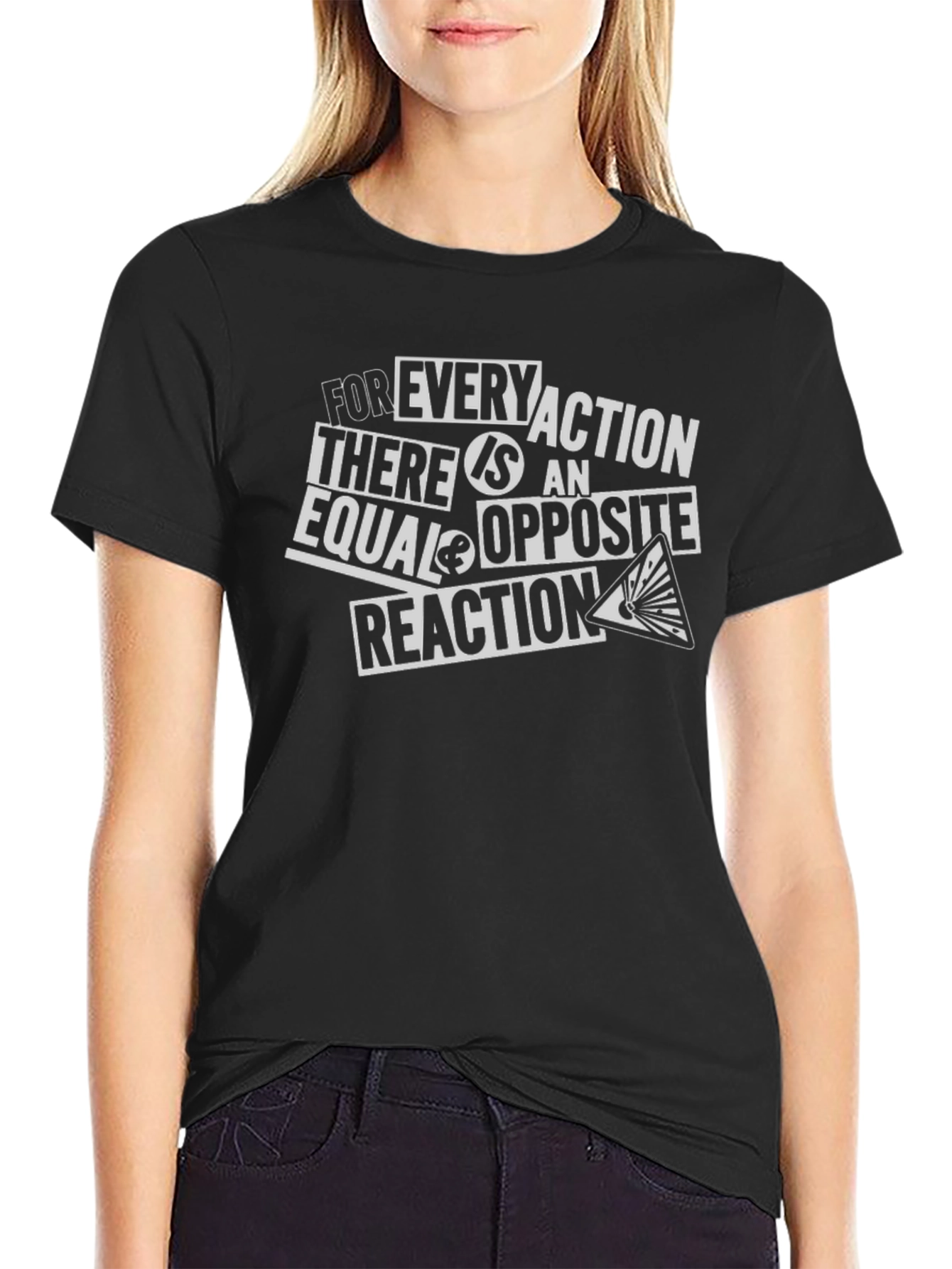 Newtons Law T-Shirt - Equal and Opposite Reaction