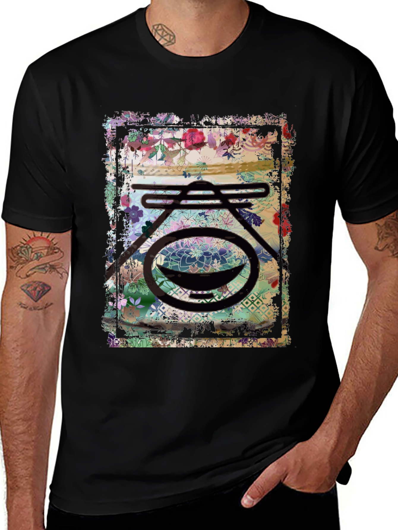 Floral Graphic Print Tee