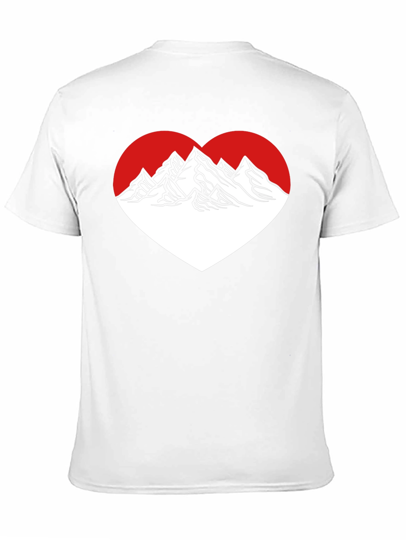 Mountain Heart Graphic Tee - Black