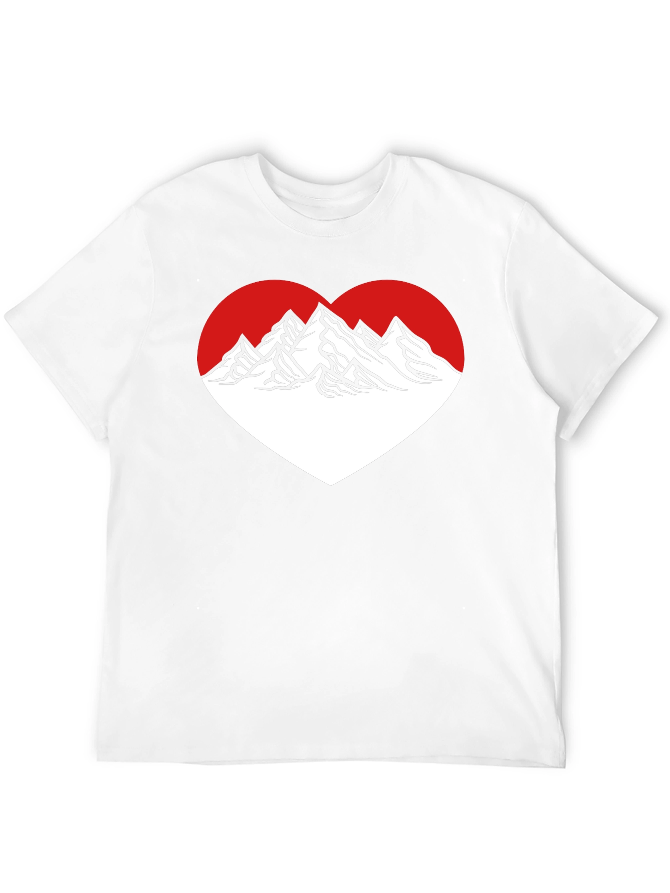 Mountain Heart Graphic Tee - Black