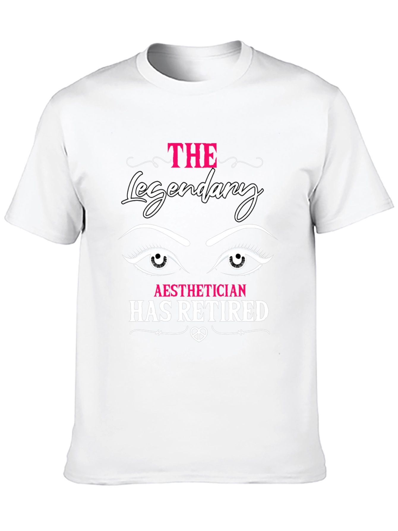 Aesthetician Retirement T-Shirt Legendary Tee