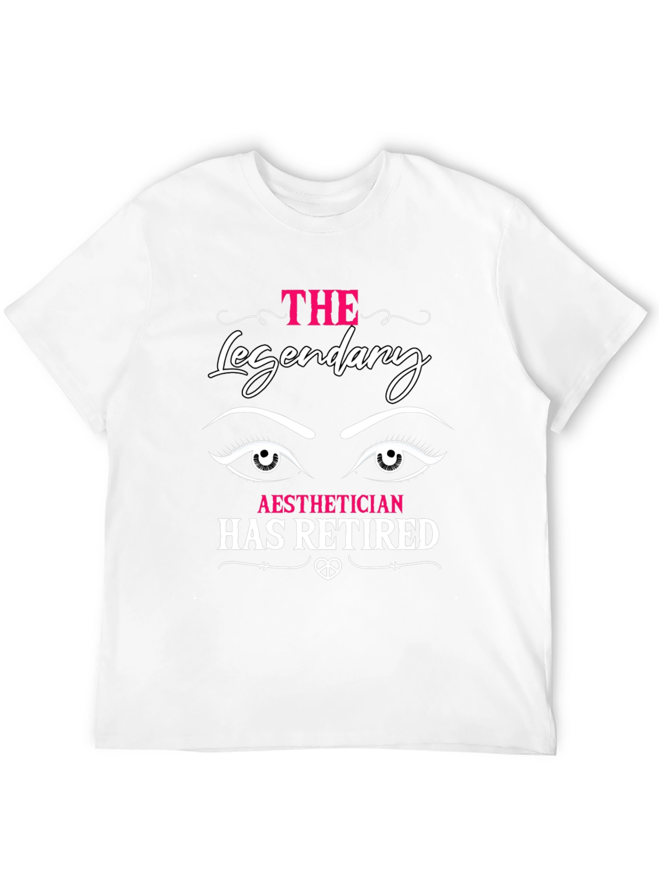 Aesthetician Retirement T-Shirt Legendary Tee