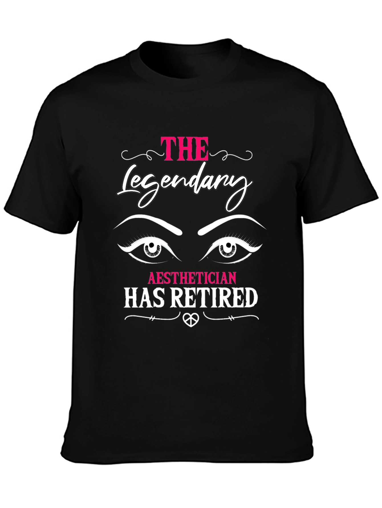 Aesthetician Retirement T-Shirt Legendary Tee