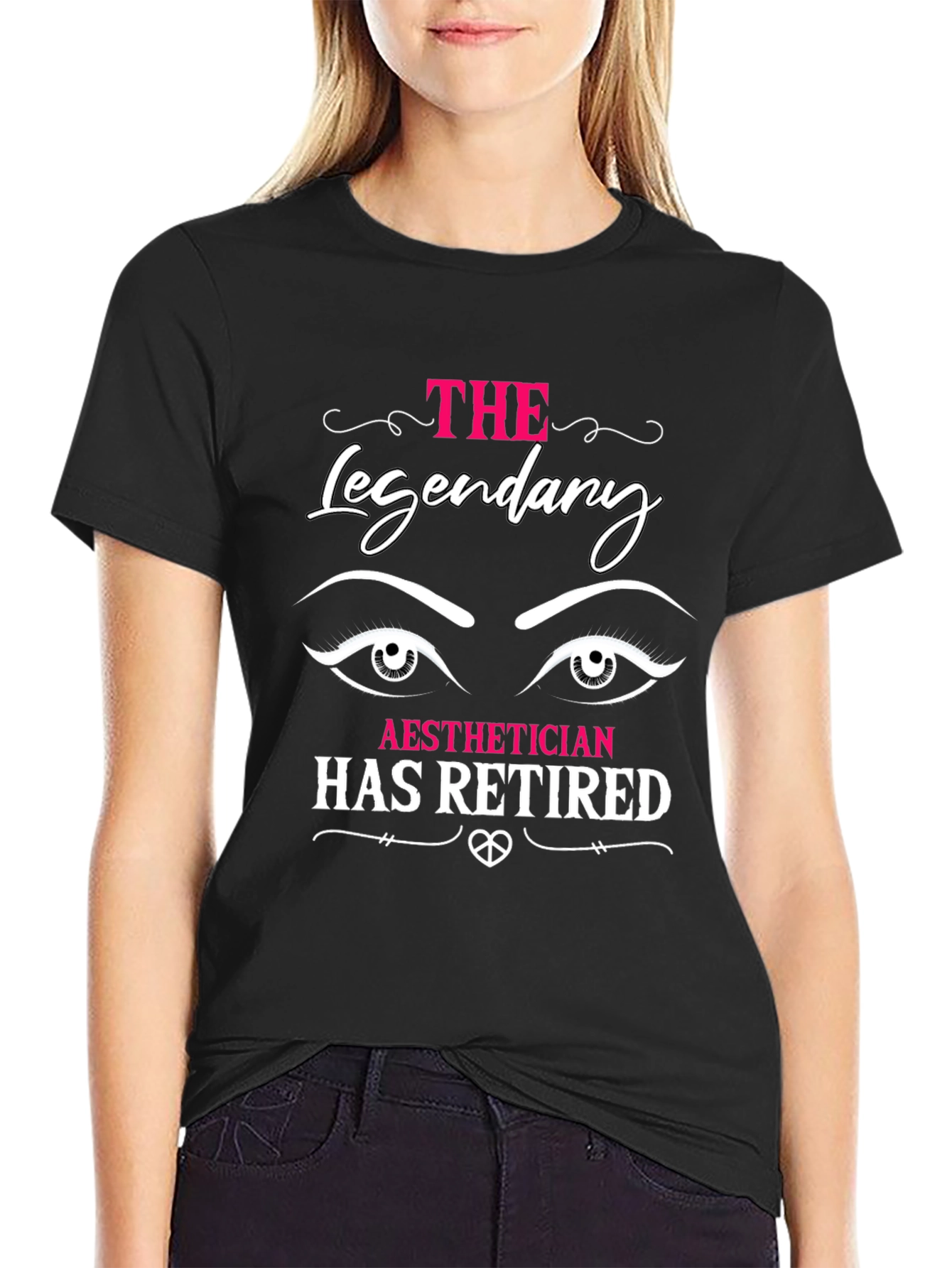 Aesthetician Retirement T-Shirt Legendary Tee