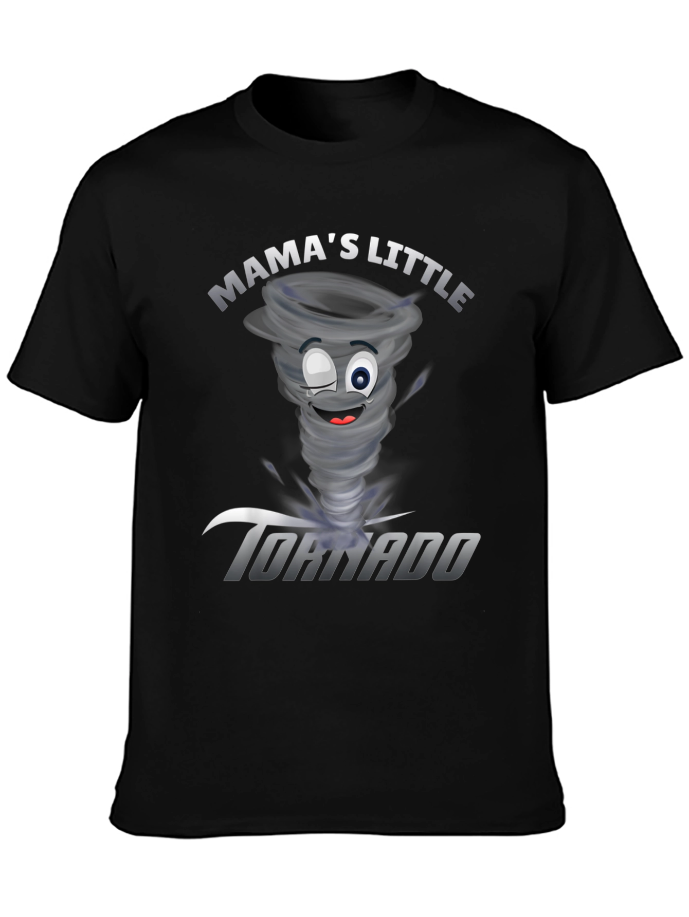 Mamas Little Tornado Funny Graphic Tee