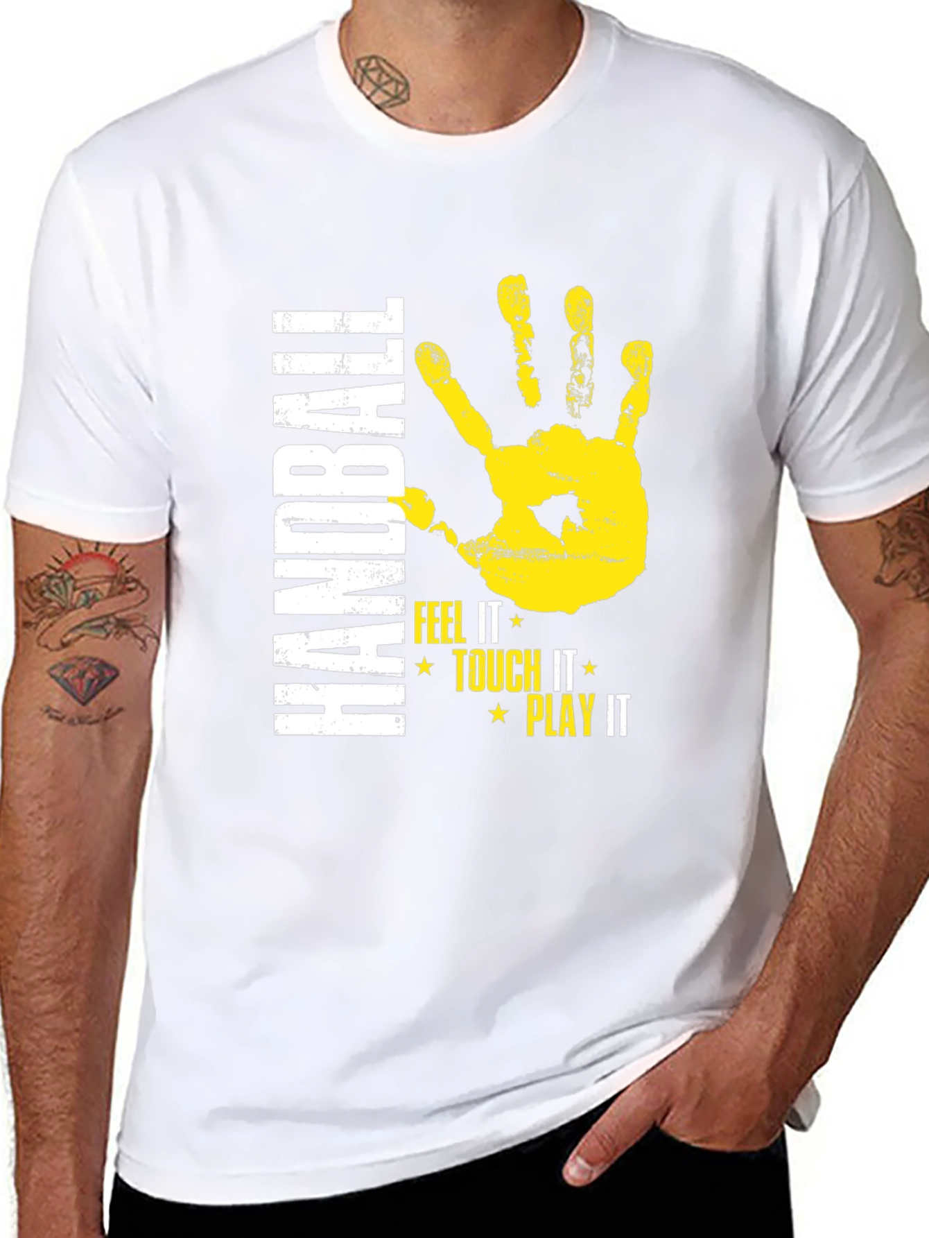 Handball T-Shirt - Feel It Touch It Play It!