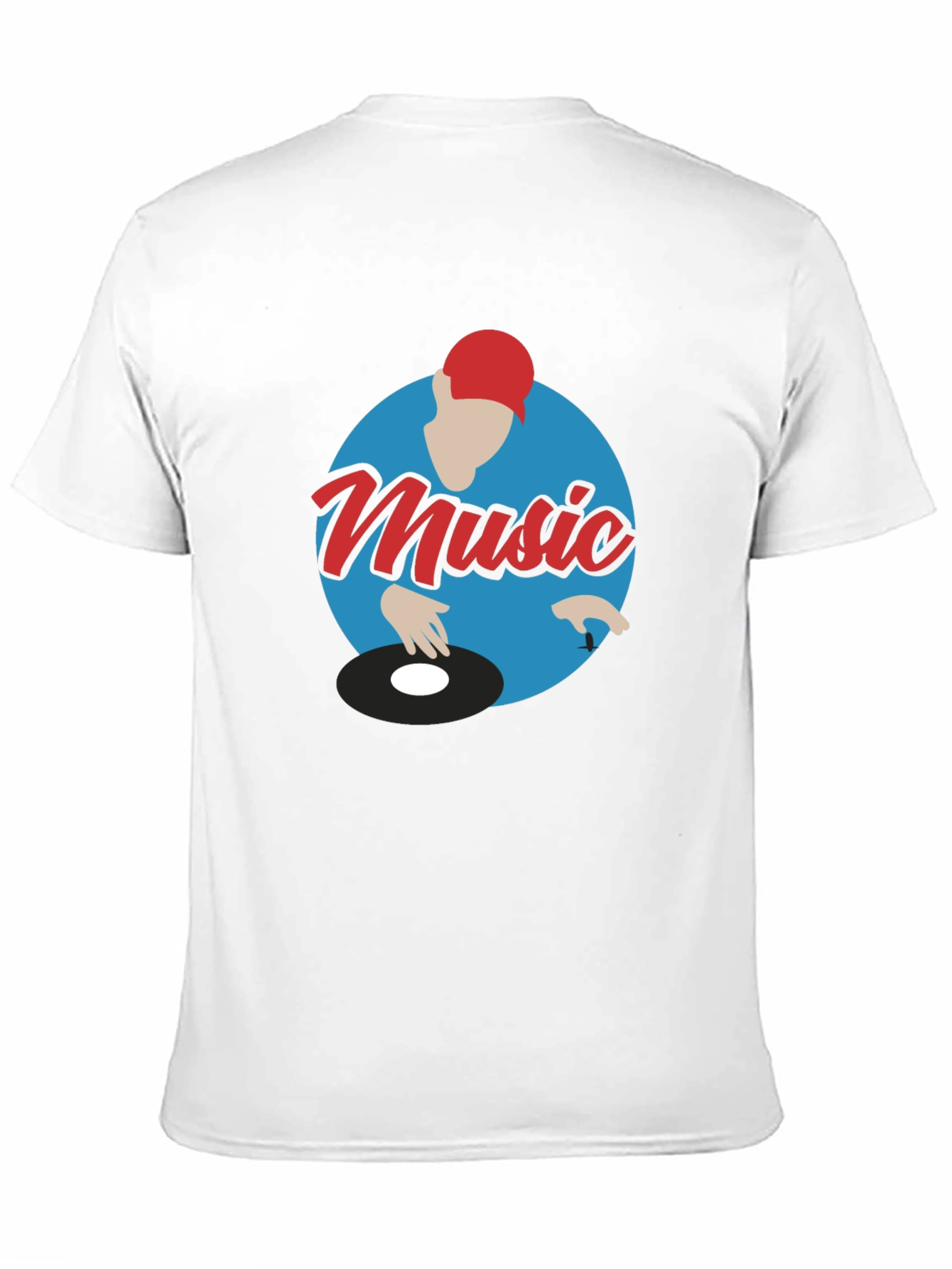Music DJ Graphic Tee - Turntable T-Shirt