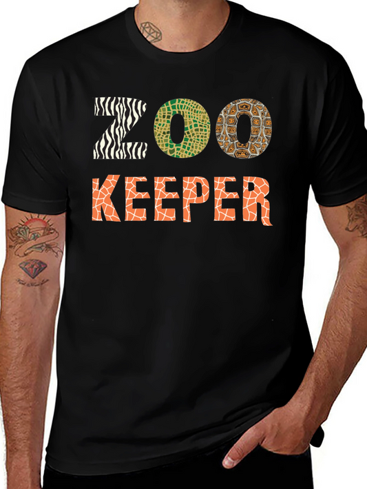 Zoo Keeper Animal Print T-Shirt