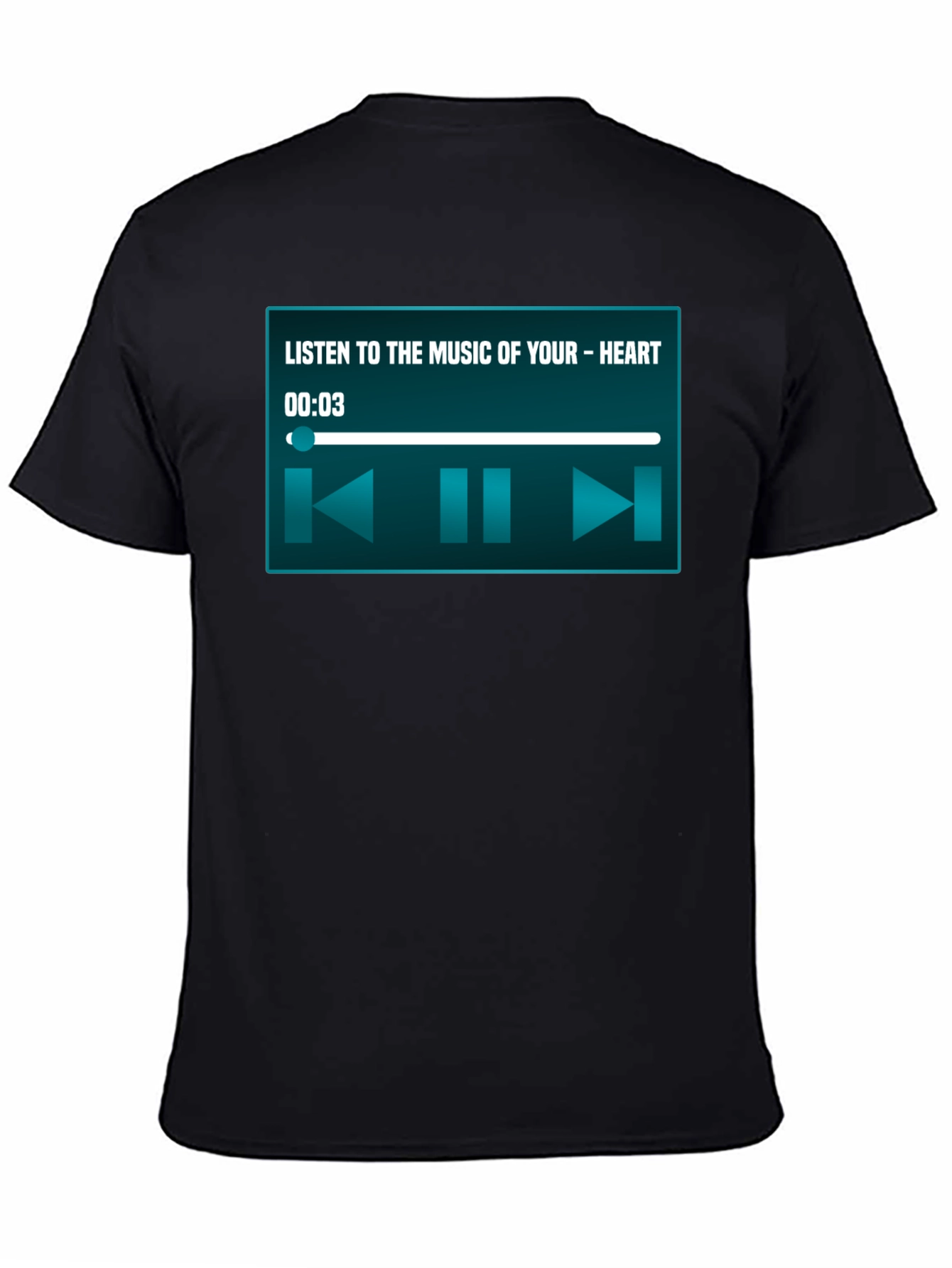 Music Player Heart Tee