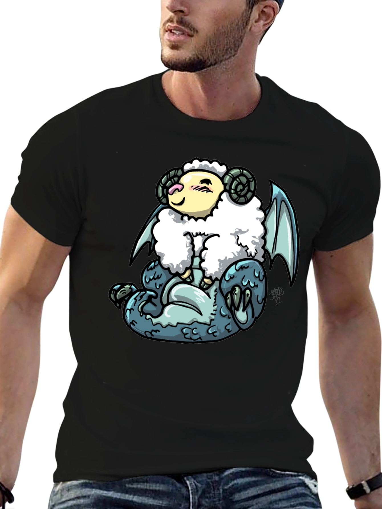 Sheep Dragon Graphic Tee