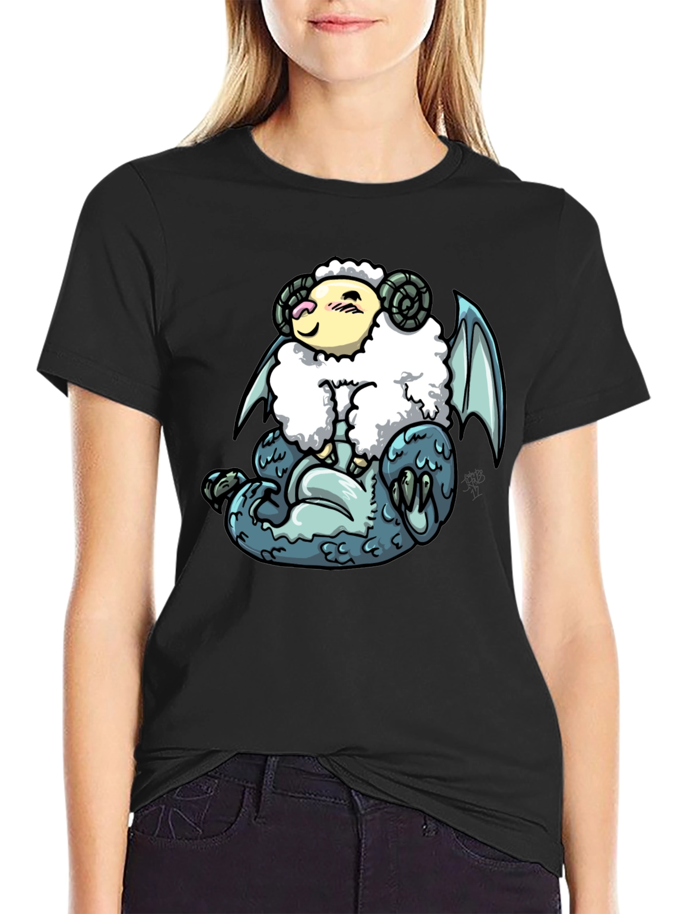 Sheep Dragon Graphic Tee