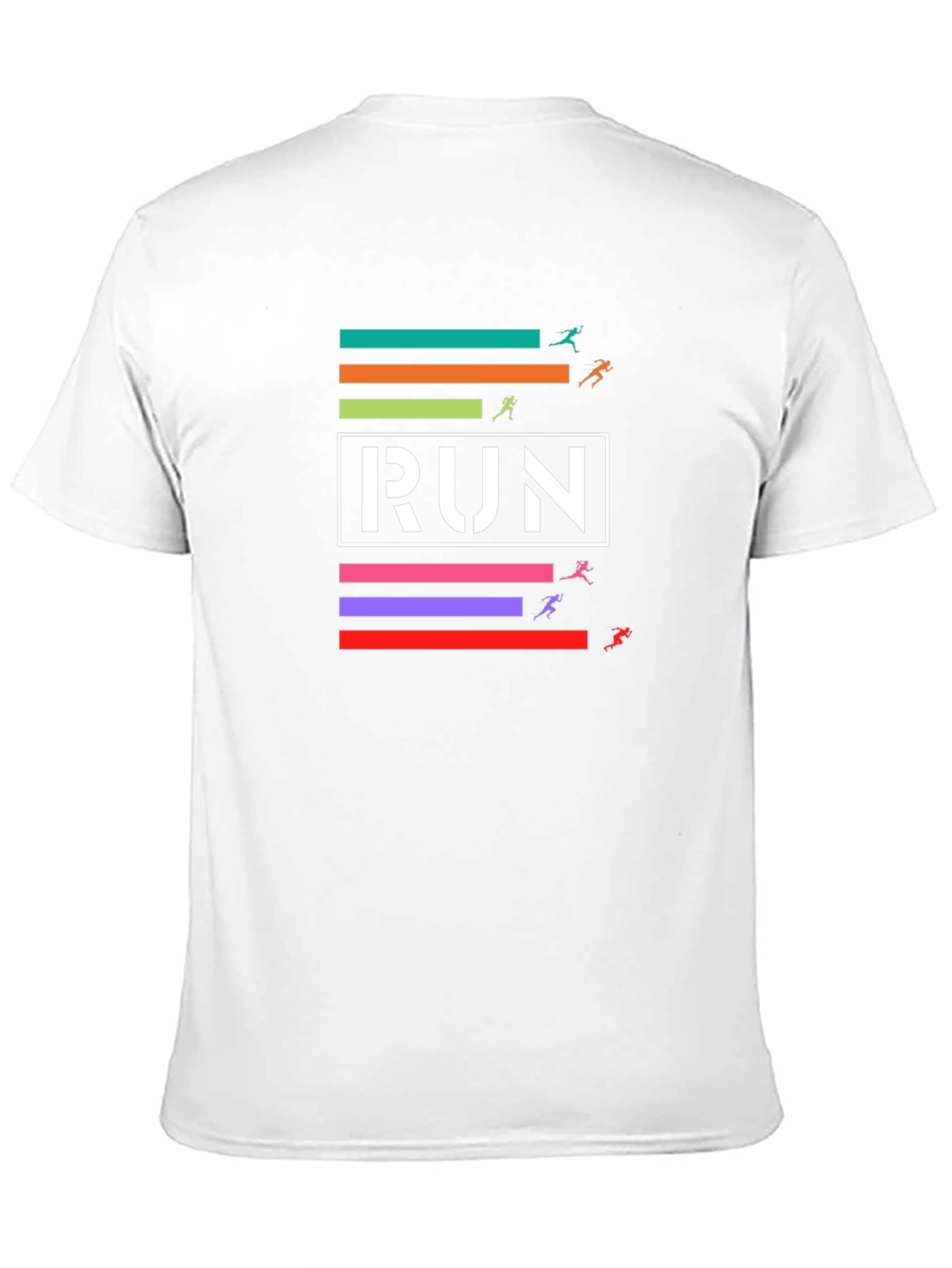 Run Graphic T-Shirt - Black Cotton Tee