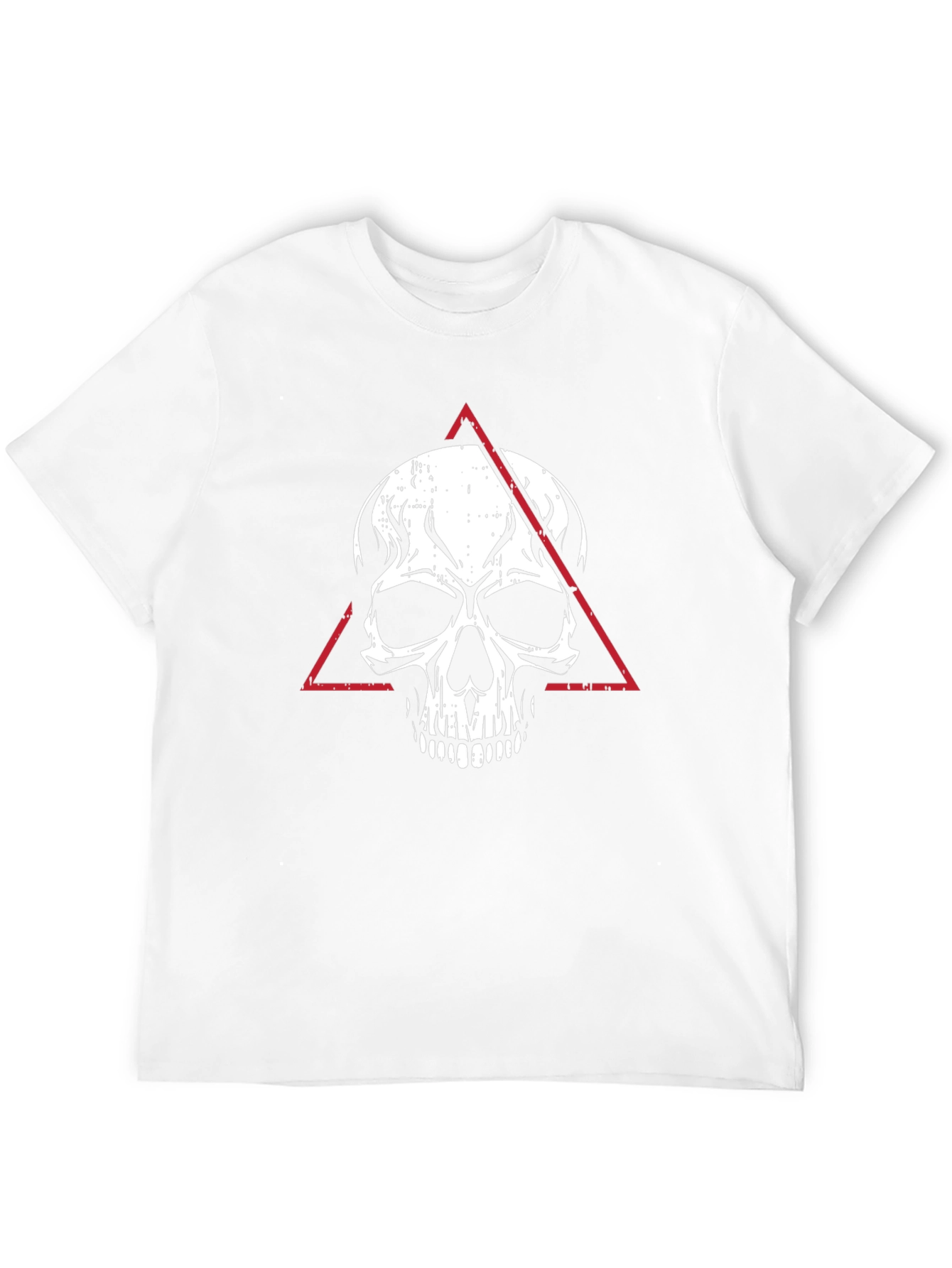 Edgy Skull Graphic Tee - Mens Black T-Shirt