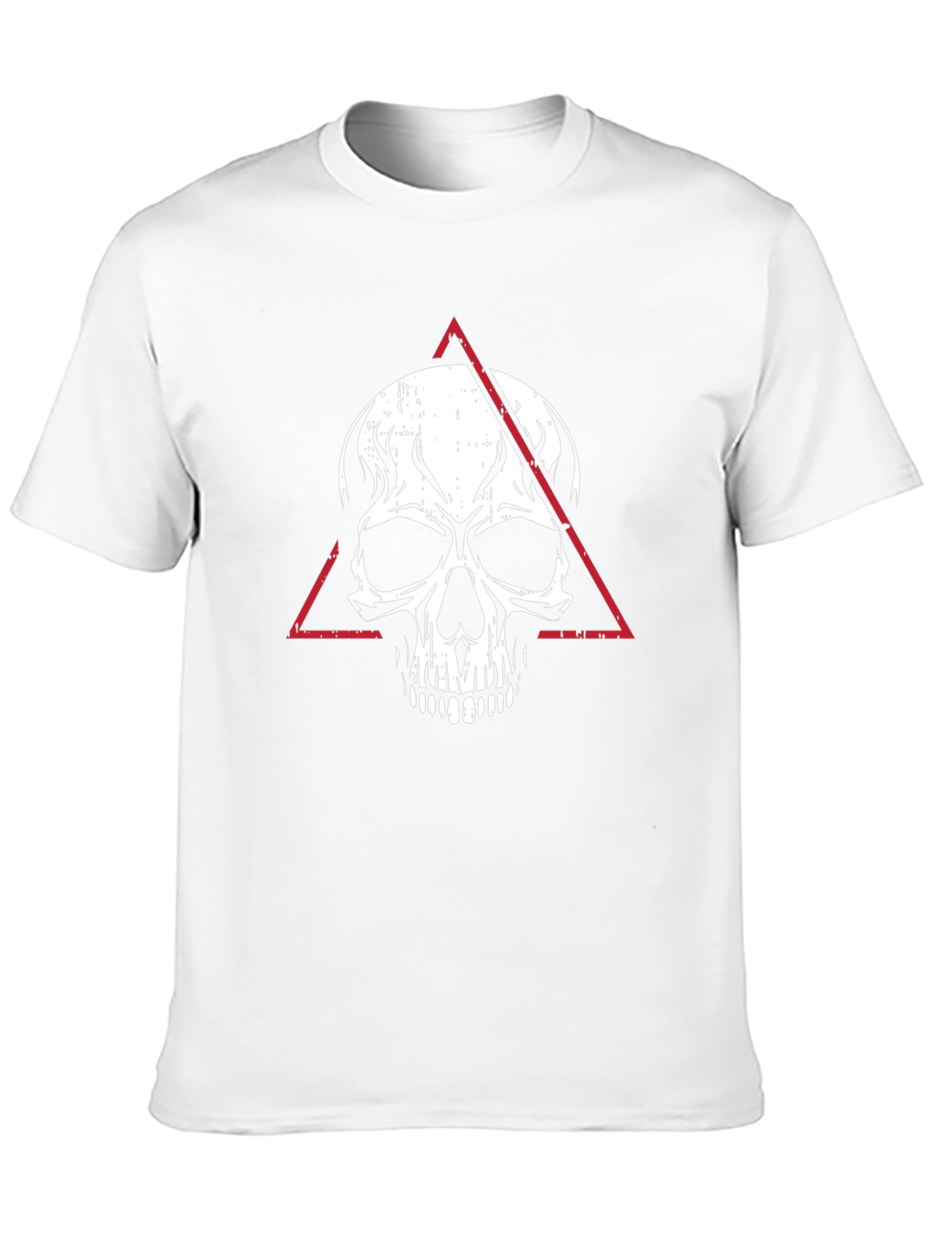 Edgy Skull Graphic Tee - Mens Black T-Shirt