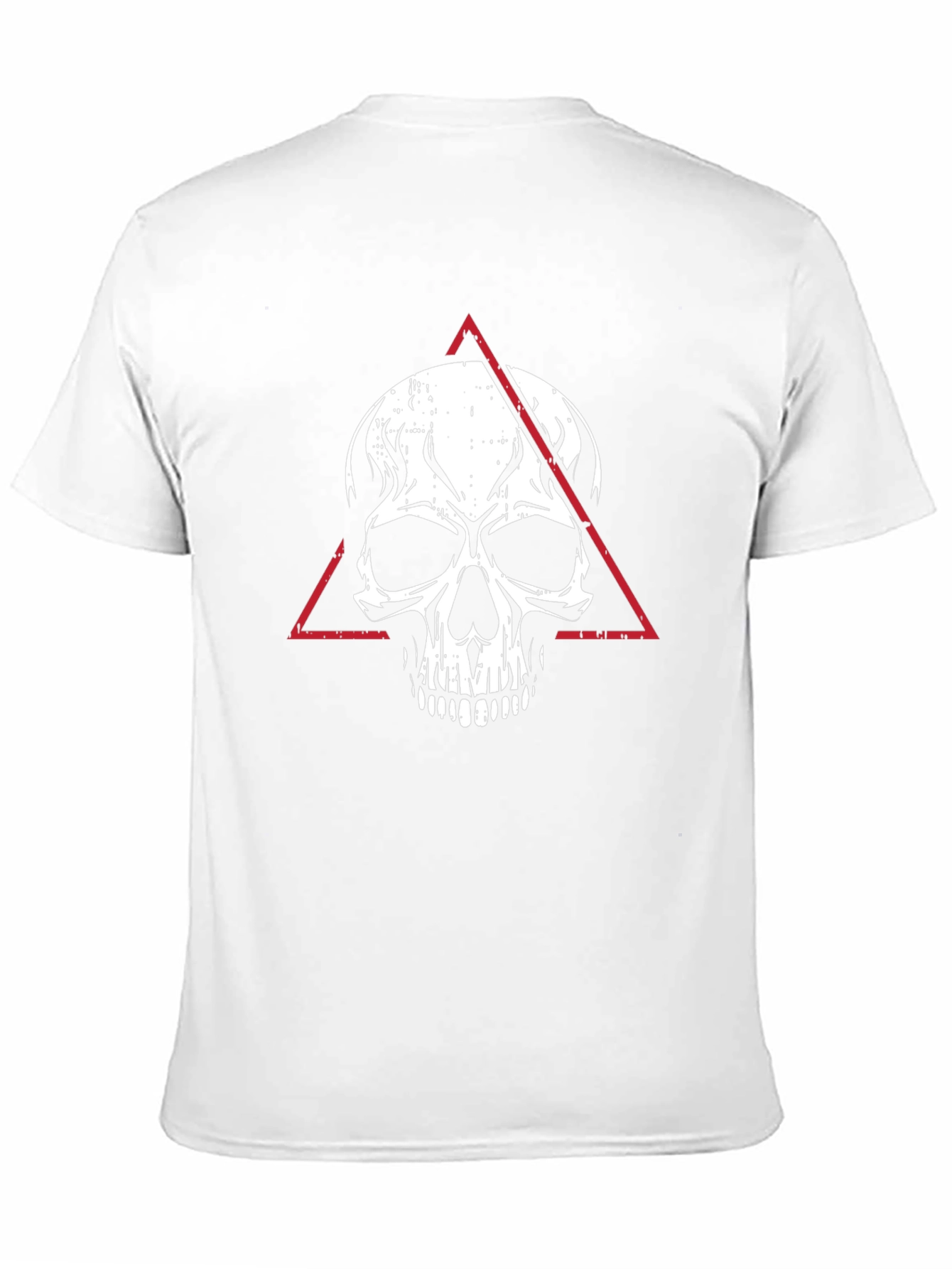 Edgy Skull Graphic Tee - Mens Black T-Shirt