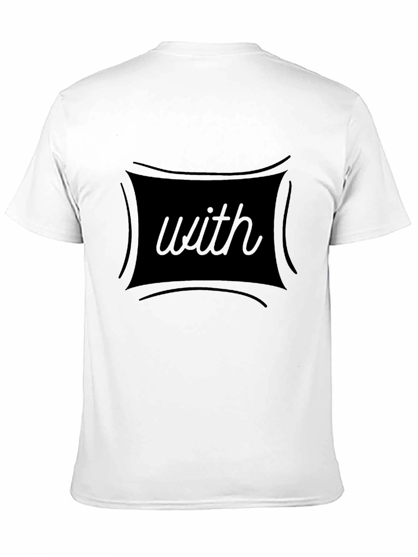 Mens Black T-Shirt with with Graphic