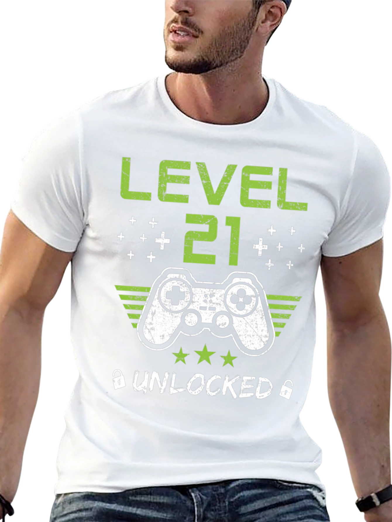 Level 21 Unlocked Gaming T-Shirt