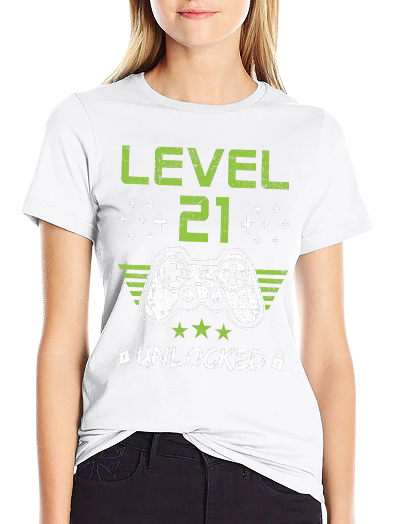 Level 21 Unlocked Gaming T-Shirt