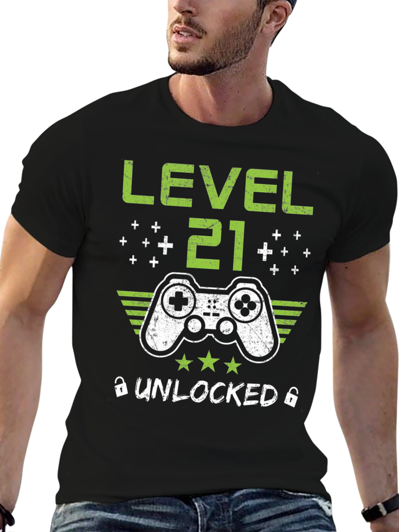 Level 21 Unlocked Gaming T-Shirt