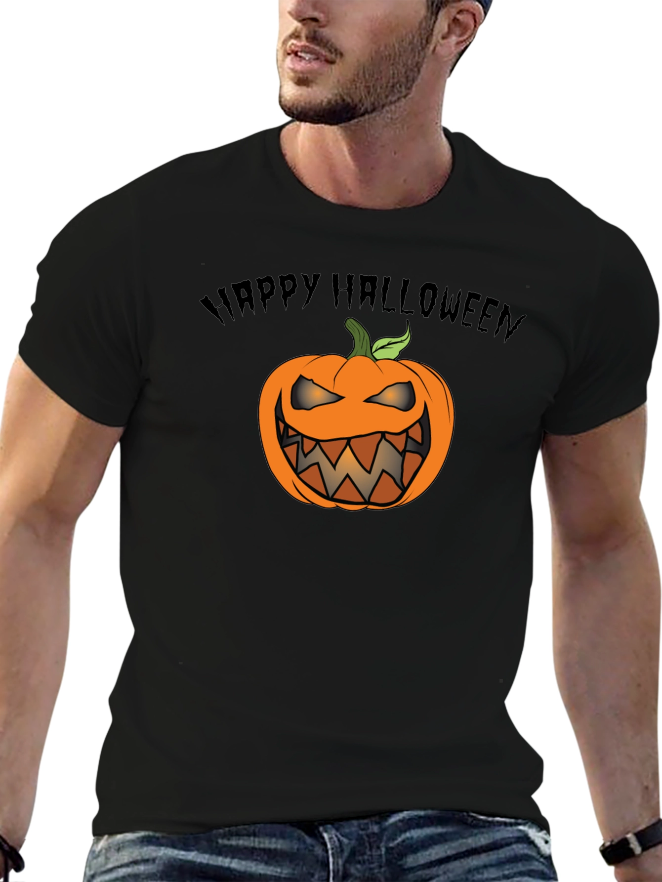 Happy Halloween Pumpkin Graphic Tee