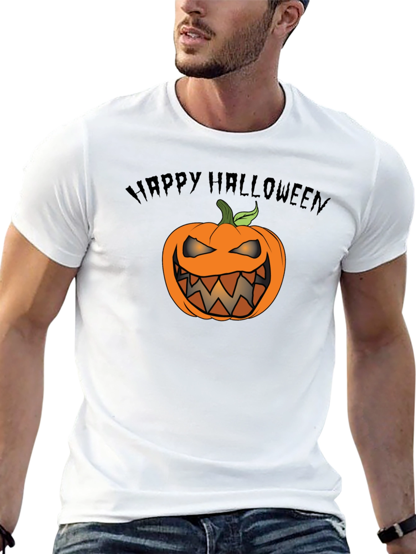 Happy Halloween Pumpkin Graphic Tee