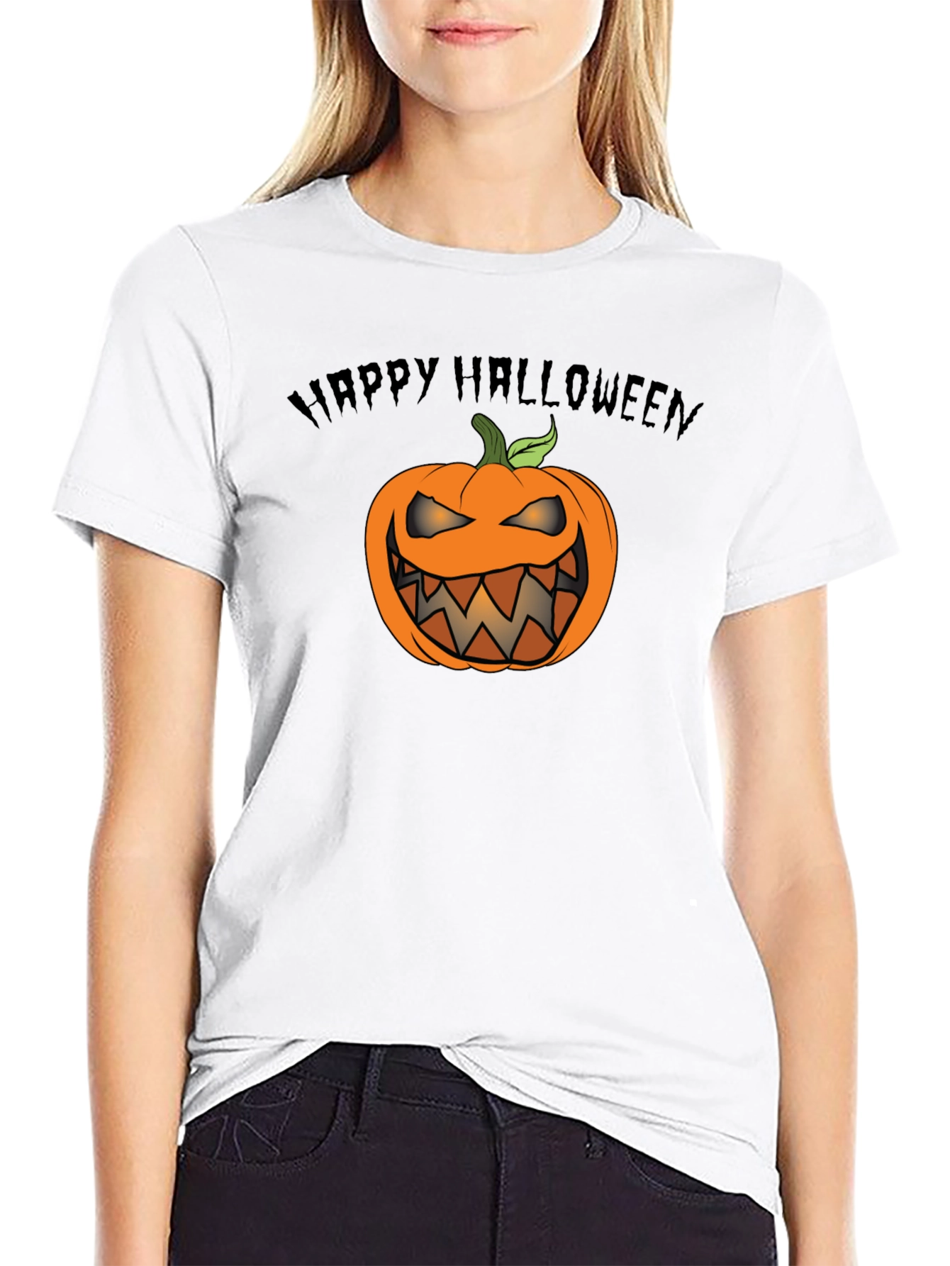 Happy Halloween Pumpkin Graphic Tee