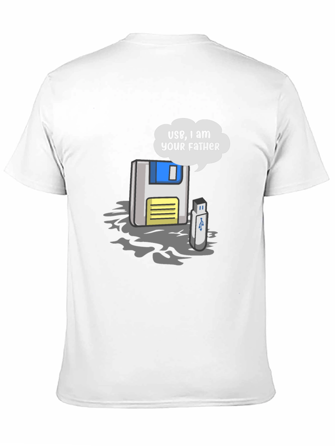 USB I am Your Father T-Shirt - Black