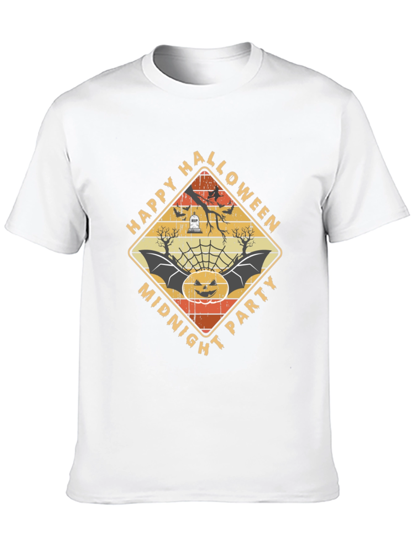 Happy Halloween Midnight Party Graphic Tee