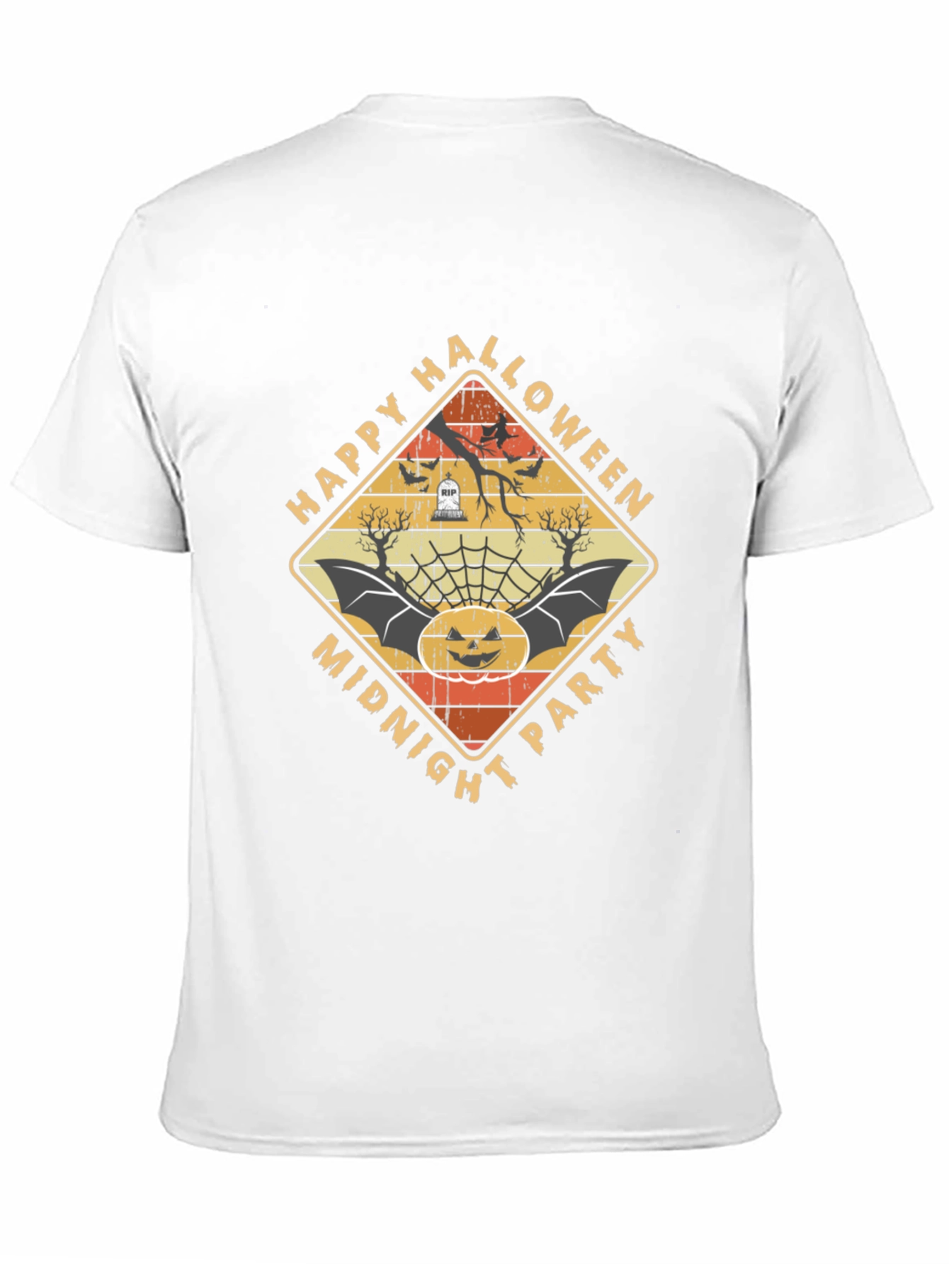 Happy Halloween Midnight Party Graphic Tee