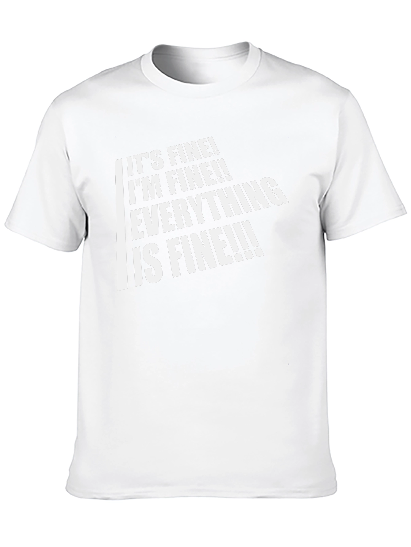 Its Fine! Graphic Tee - Black
