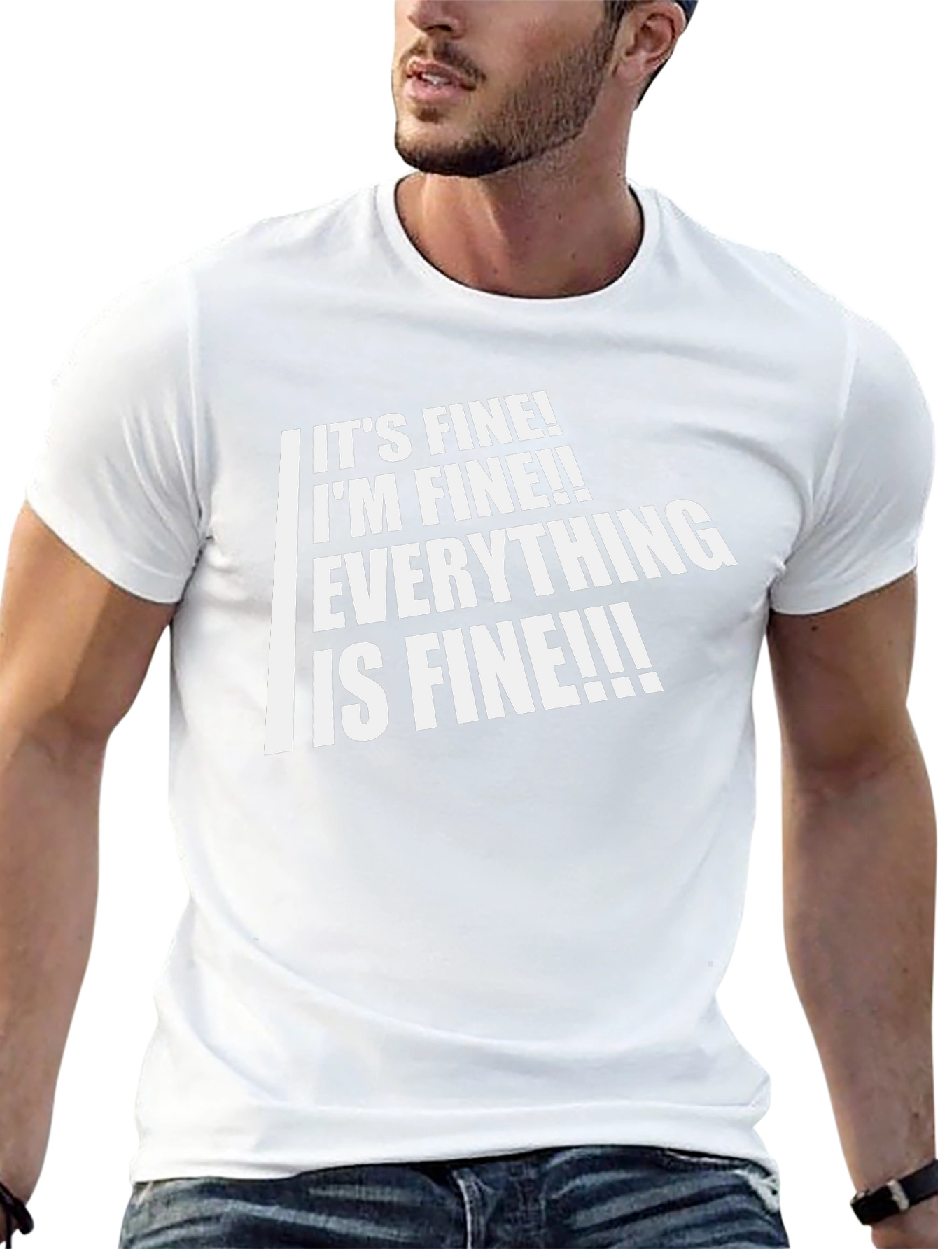 Its Fine! Graphic Tee - Black