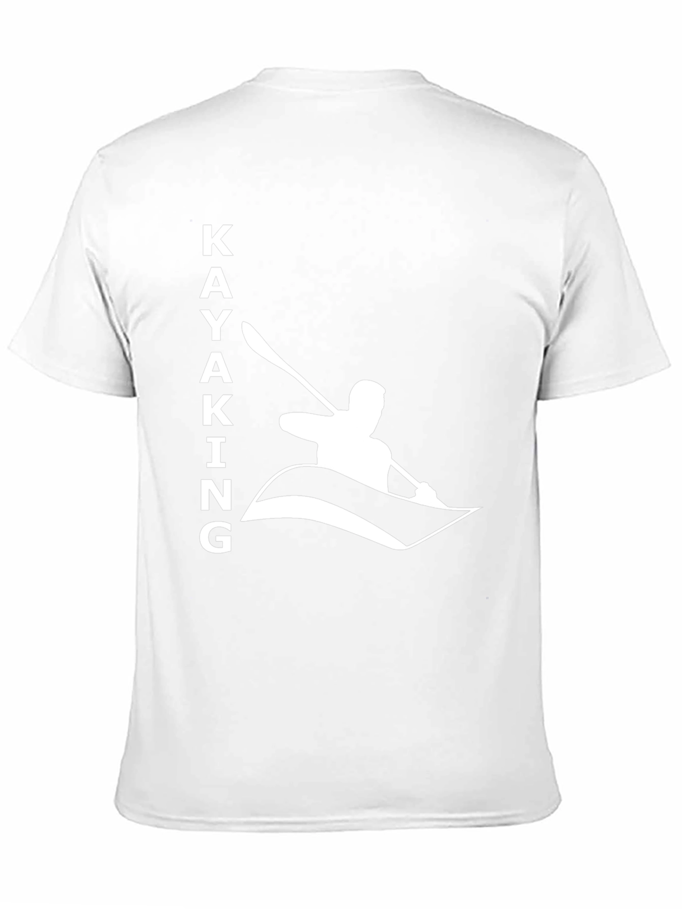 Kayaking Graphic T-Shirt - Black Cotton Tee