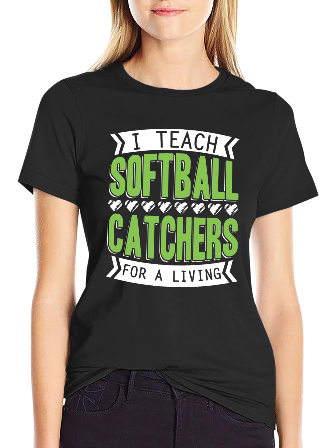 I Teach Softball Catchers T-Shirt