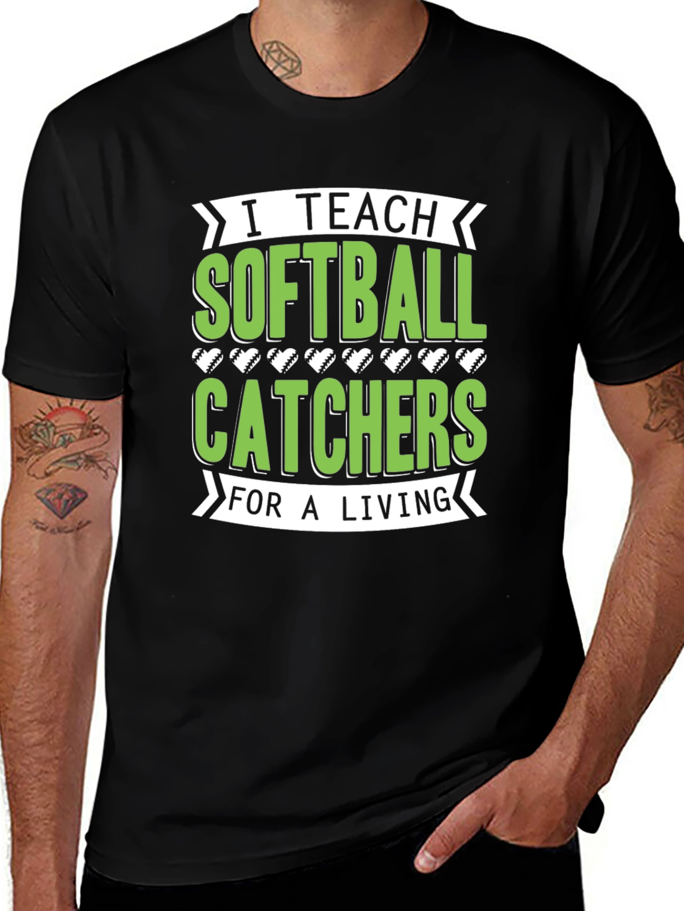 I Teach Softball Catchers T-Shirt