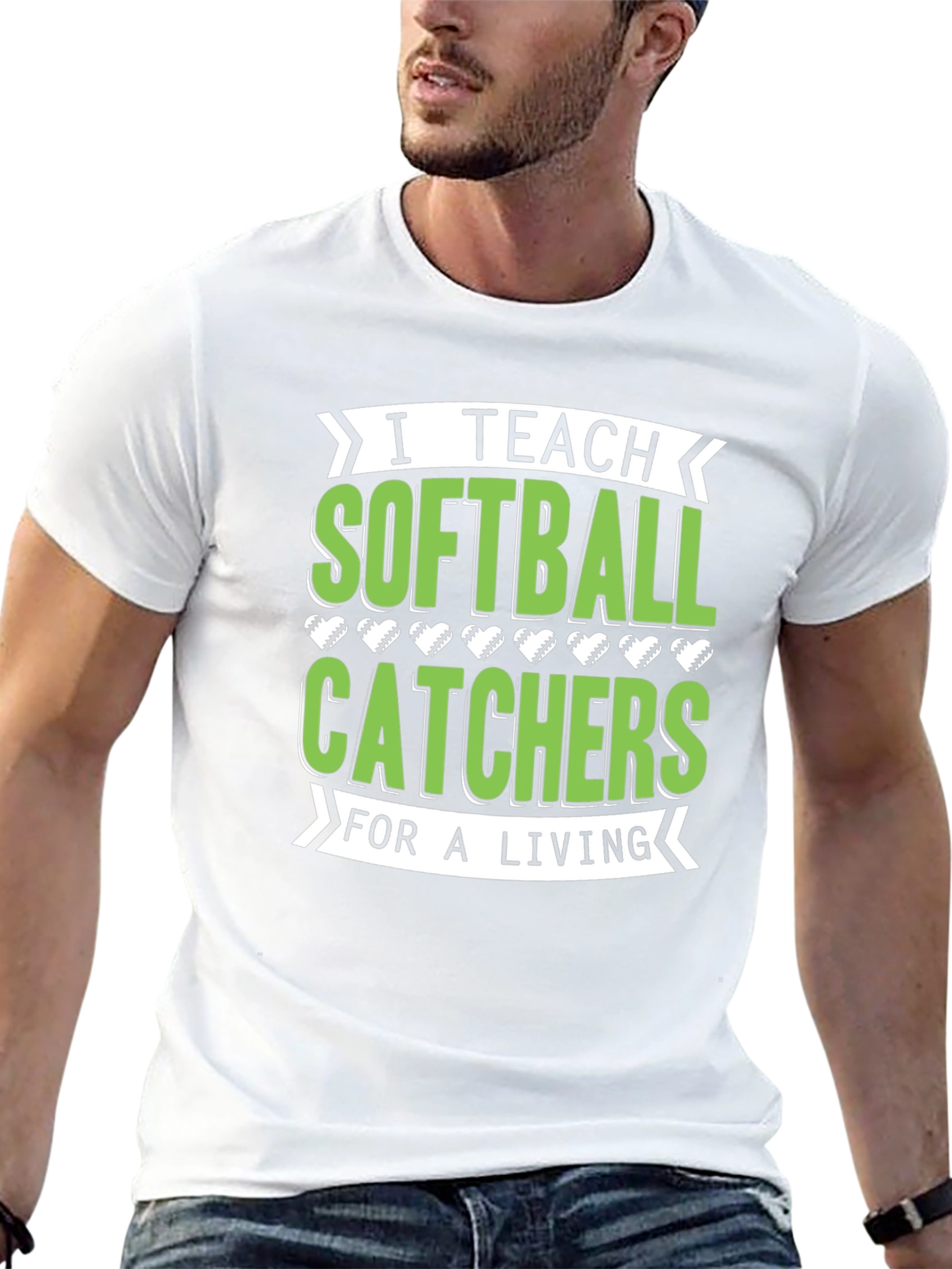 I Teach Softball Catchers T-Shirt