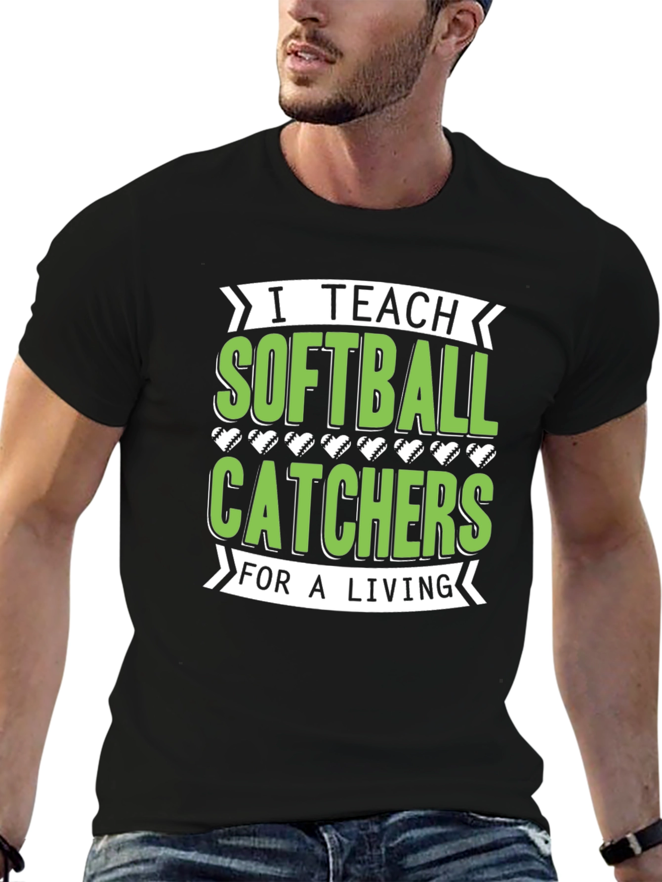 I Teach Softball Catchers T-Shirt