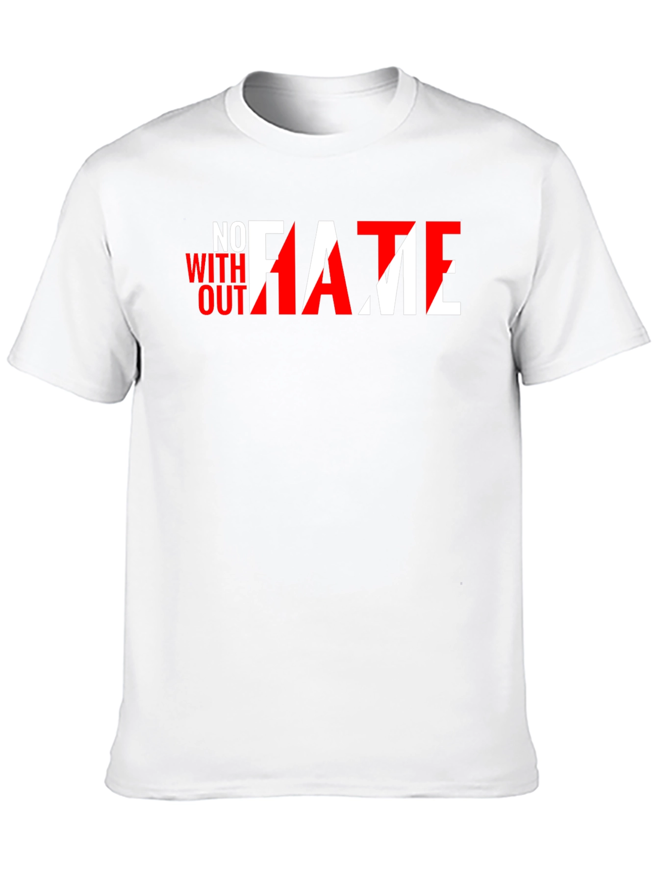 No FAME Without HATE Black Graphic Tee