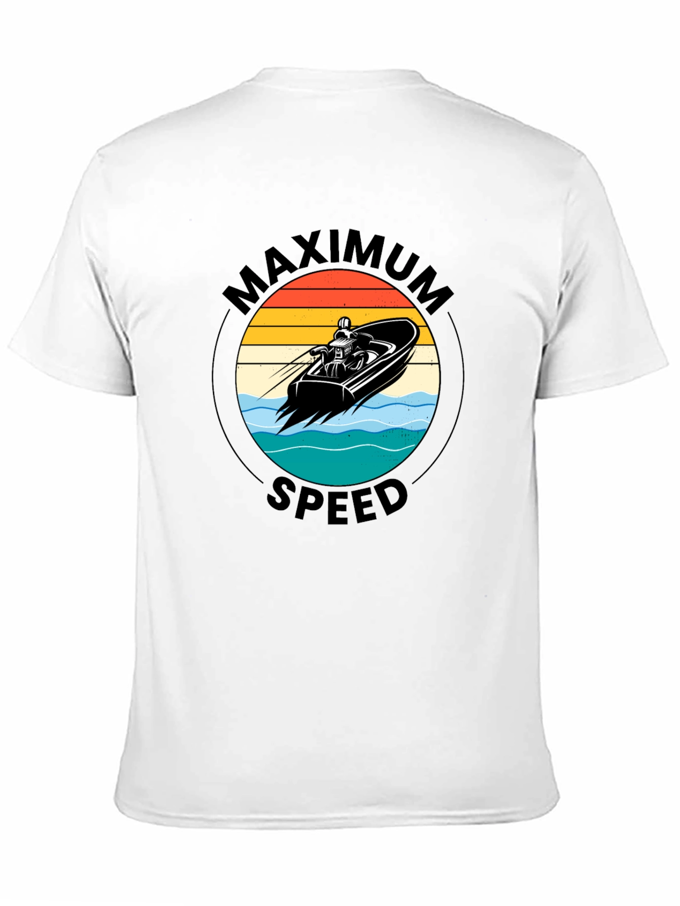 Maximum Speed Black Graphic Tee