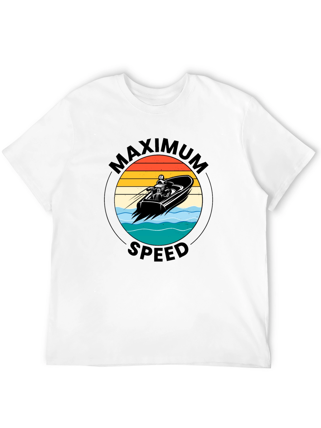 Maximum Speed Black Graphic Tee