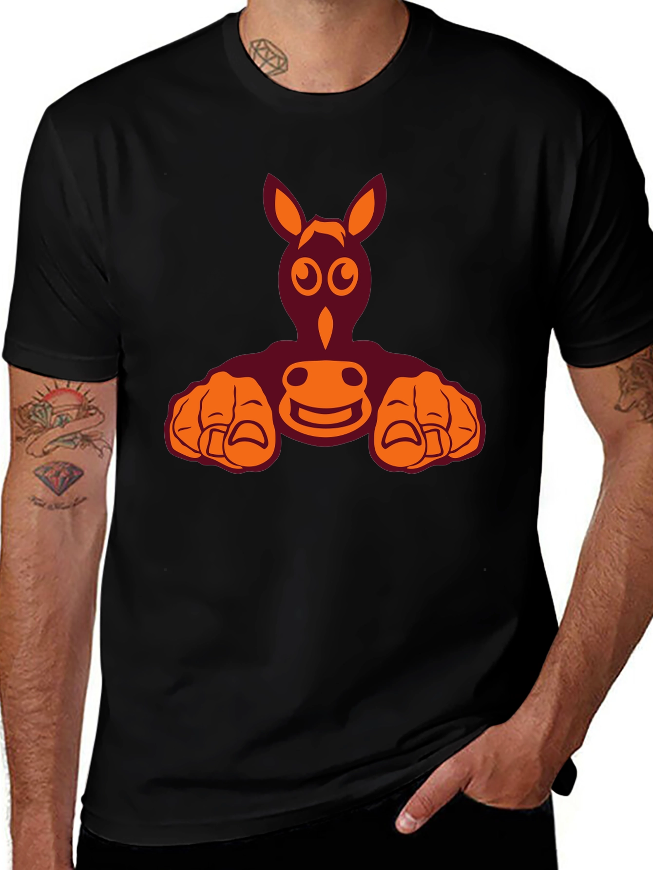 Funny Cartoon Donkey T-Shirt
