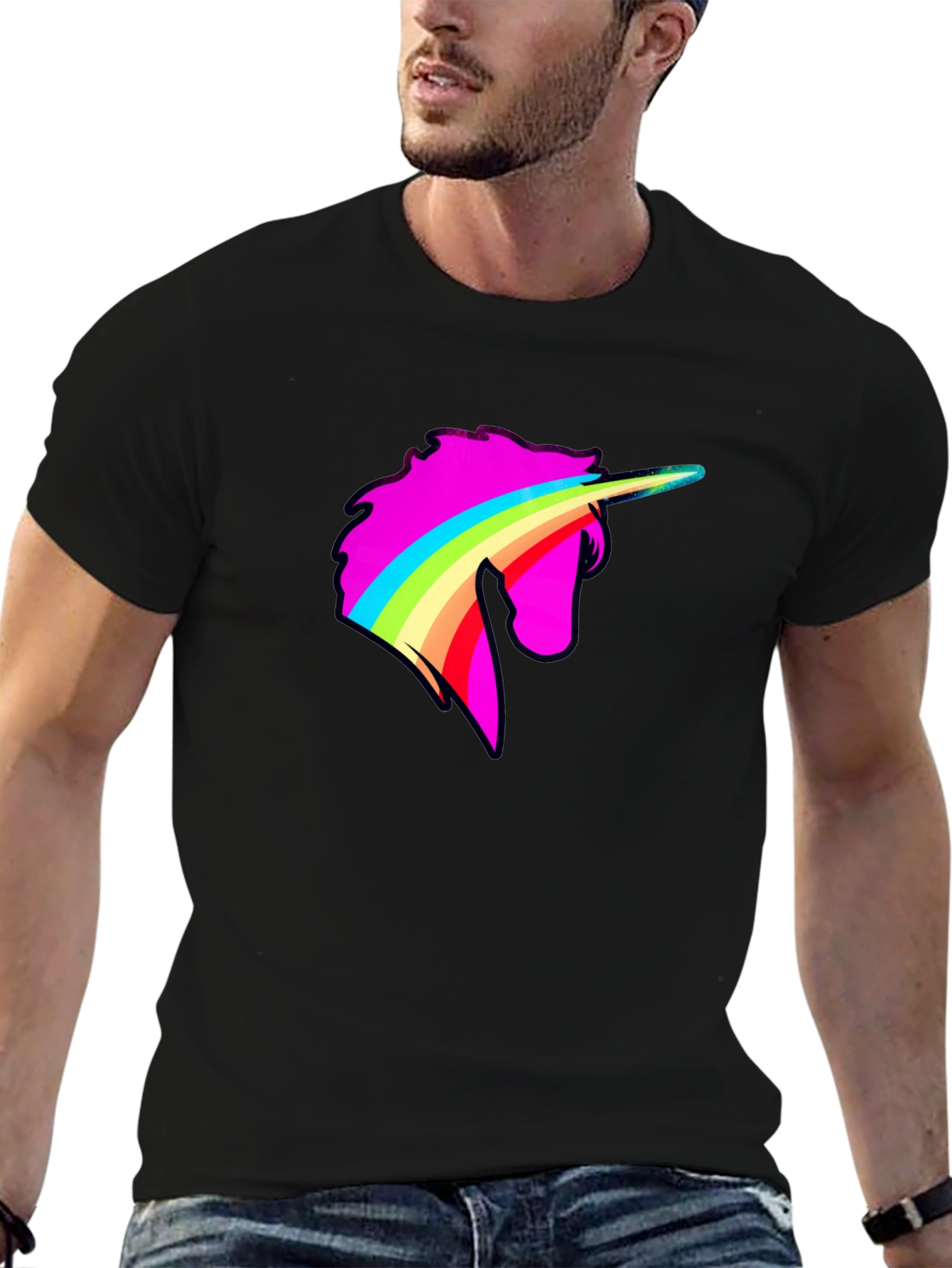 Rainbow Unicorn Graphic Tee