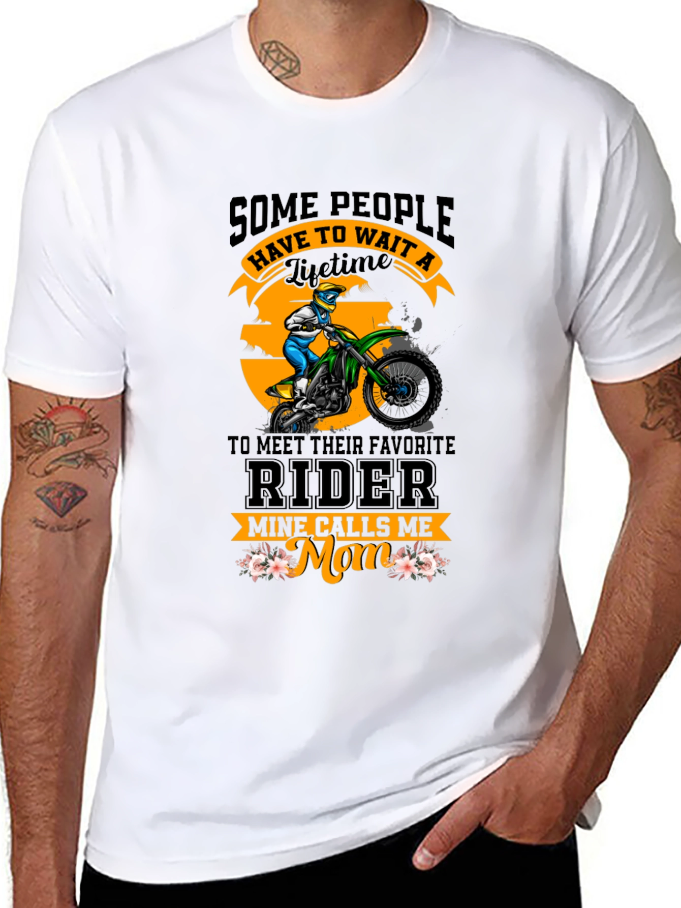 Dirt Bike Mom T-Shirt - Motorcycle Rider Tee