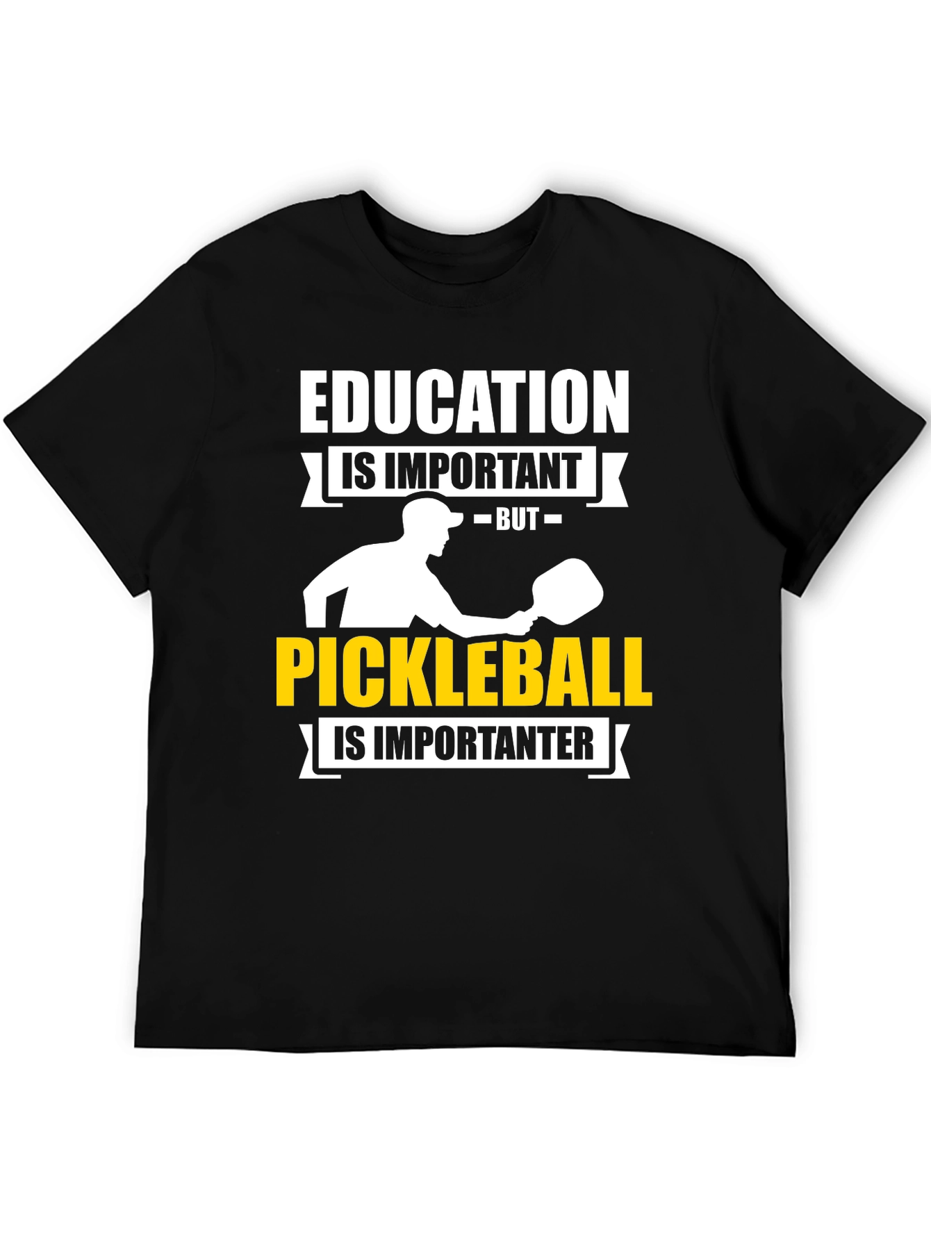 Education vs Pickleball T-Shirt: Sporty & Fun!