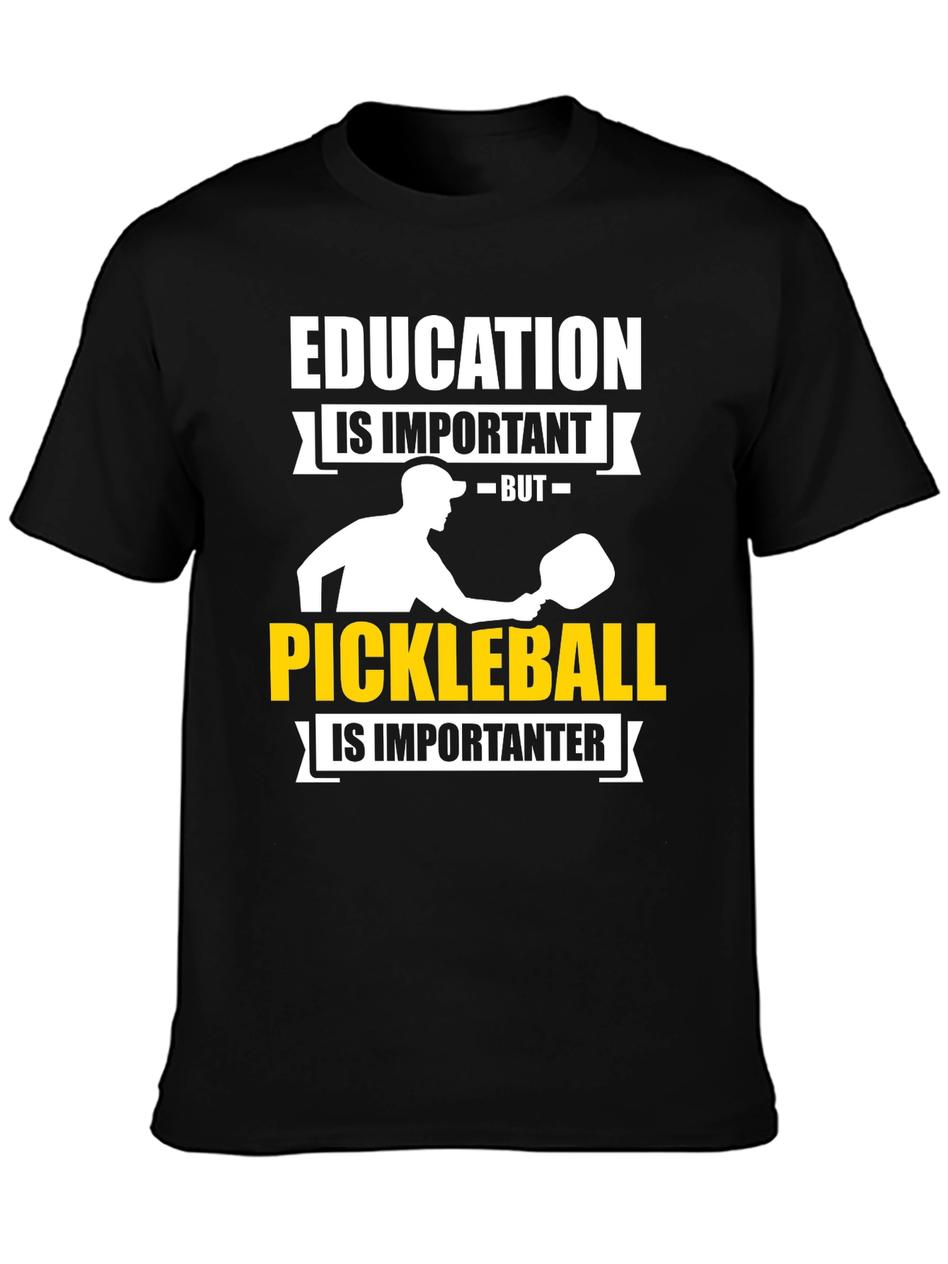 Education vs Pickleball T-Shirt: Sporty & Fun!